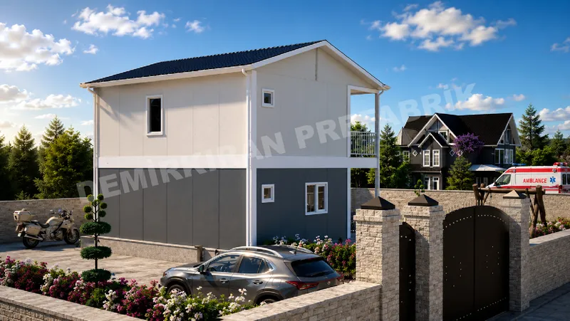2+1 · 108 m² · Piętrowy dom prefabrykowany zdjęcie 4