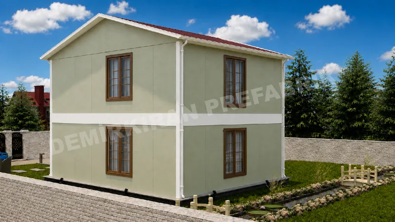 2+1 132 m² İki Katlı Prefabrik Konut görsel 6