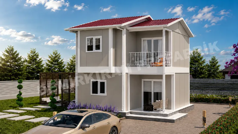 2+1 · 95 m² · Двухэтажный сборный дом изображение 2