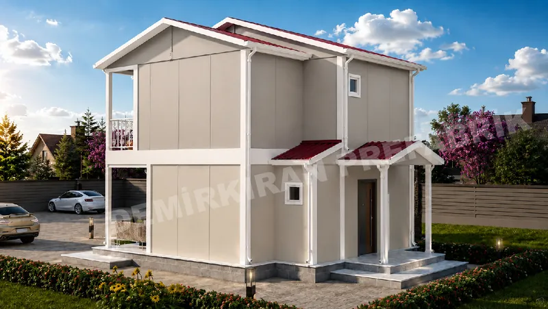2+1 · 95 m² · Двухэтажный сборный дом изображение 3