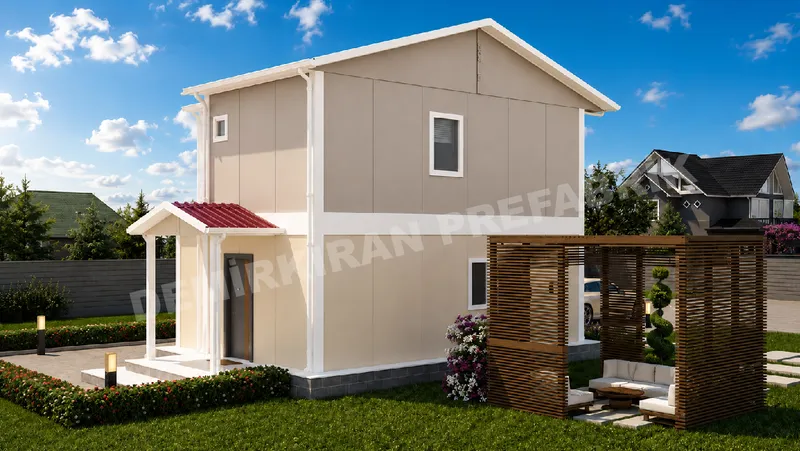 2+1 · 95 m² · Двухэтажный сборный дом изображение 4