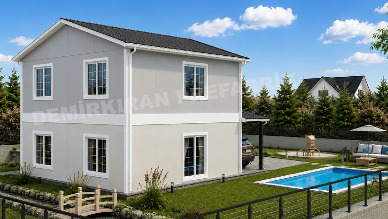 3+1 · 140 m² · Patrový montovaný dům