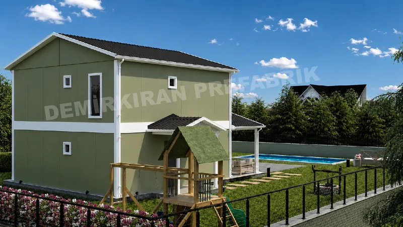 3+1 · 143 m² · Двоповерховий збірний будинок зображення 3