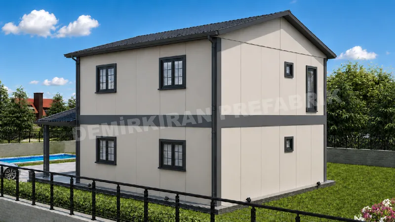 3+1 · 143 m² · Двоповерховий збірний будинок зображення 4