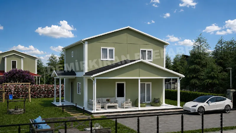 3+1 · 143 m² · Двоповерховий збірний будинок зображення 5