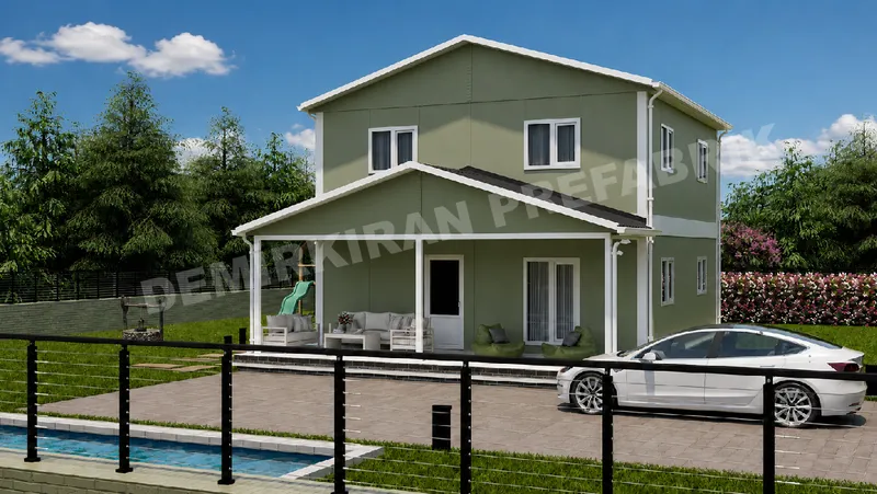 3+1 · 143 m² · Двоповерховий збірний будинок зображення 6