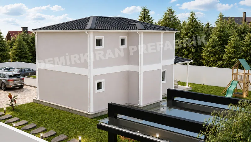 3+1 · 169 m² · Prefabwoning met twee bouwlagen afbeelding 5