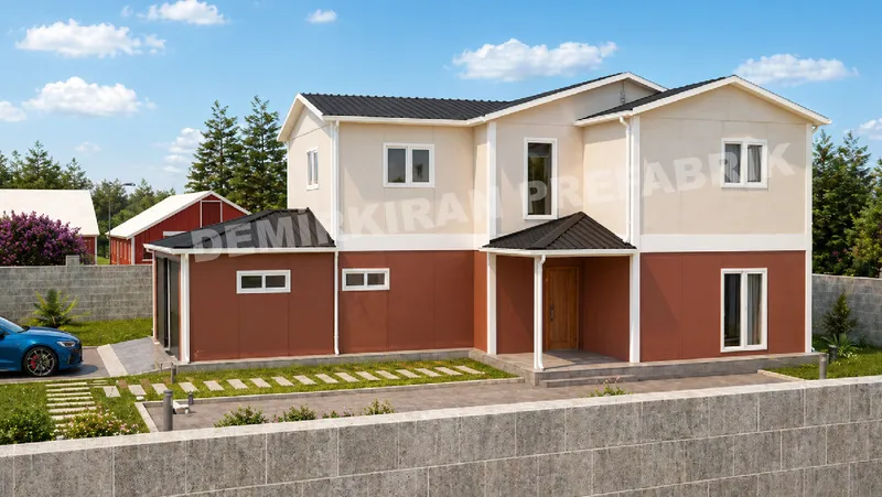 3+1 · 200 m² · Casa prefabbricata a due piani immagine 5