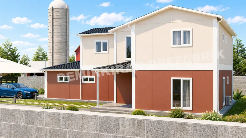 3+1 · 200 m² · Casa prefabbricata a due piani immagine 7