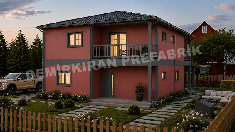 3+1 · 200 m² · Casa prefabbricata a due piani immagine 9