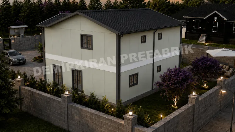 4+1 · 182 m² · Casa prefabbricata a due piani immagine 3