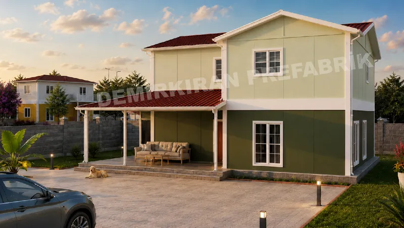 4+1 · 182 m² · Casa prefabbricata a due piani immagine 4