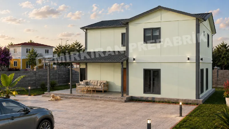 4+1 · 182 m² · Casa prefabbricata a due piani immagine 6