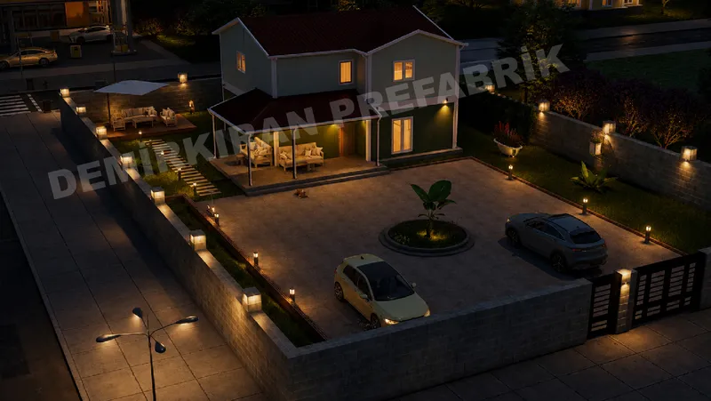 4+1 · 182 m² · Casa prefabbricata a due piani immagine 8
