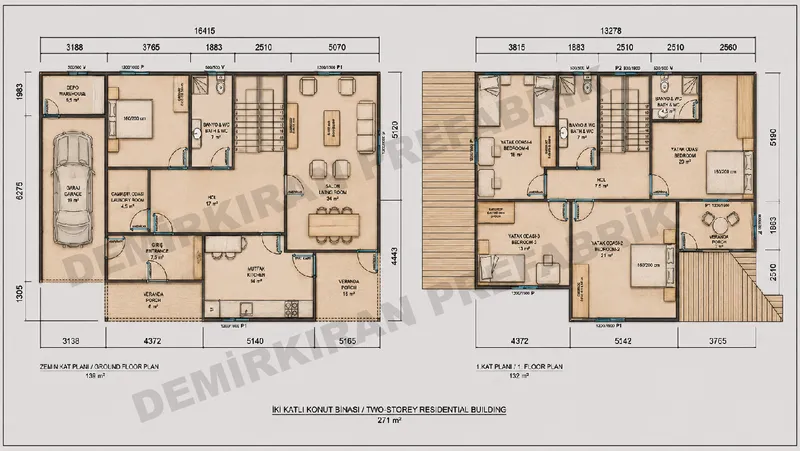 5+1 · 271 m² · Montažna kuća na kat slika 8