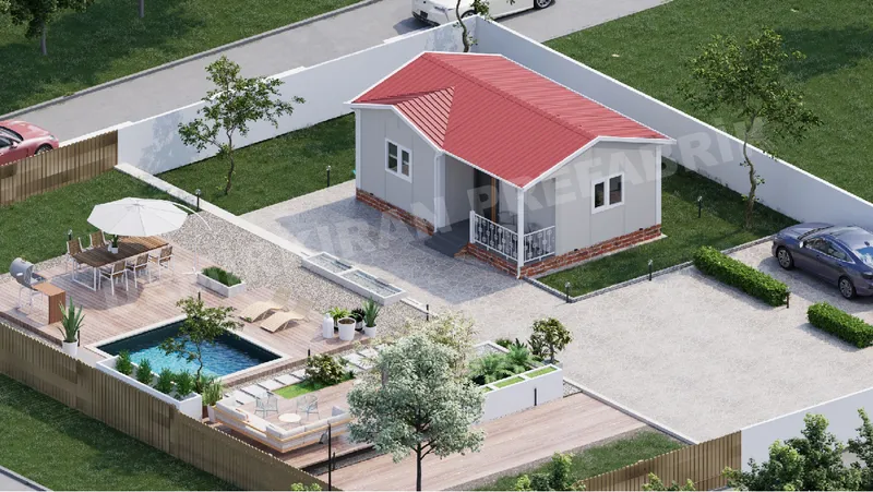 1+1 · 40 m² · Prízemný montovaný dom obrázok 3