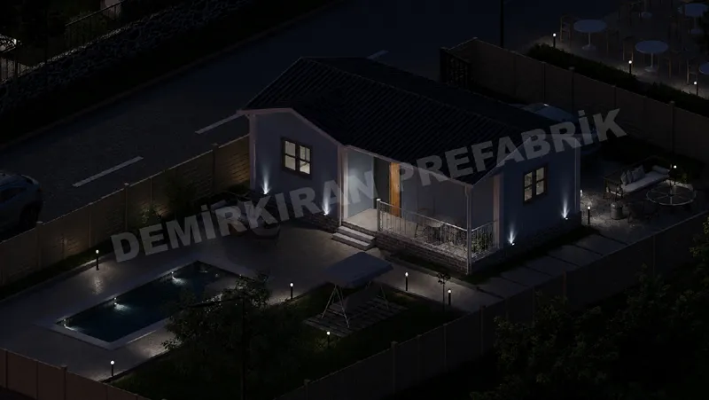 1+1 · 46 m² · Едноетажна сглобяема къща изображение 7