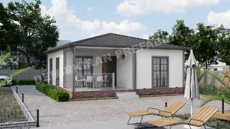 1+1 · 63 m² · Přízemní montovaný dům obrázek 2