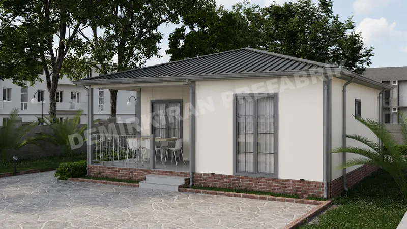 1+1 · 63 m² · Přízemní montovaný dům obrázek 3