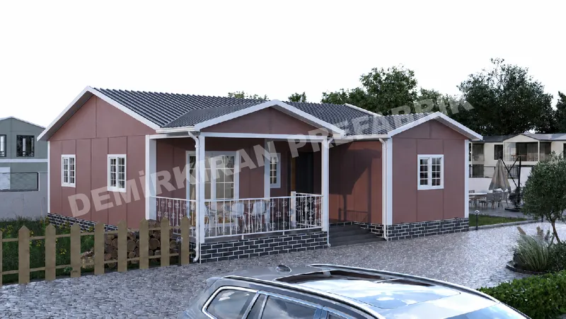 2+1 100 m² Tek Katlı Prefabrik Konut