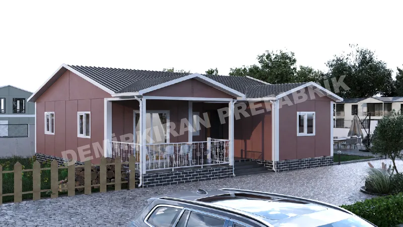 2+1 100 m² Tek Katlı Prefabrik Konut görsel 2