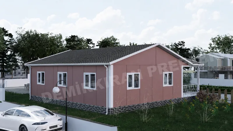 2+1 100 m² Tek Katlı Prefabrik Konut görsel 5