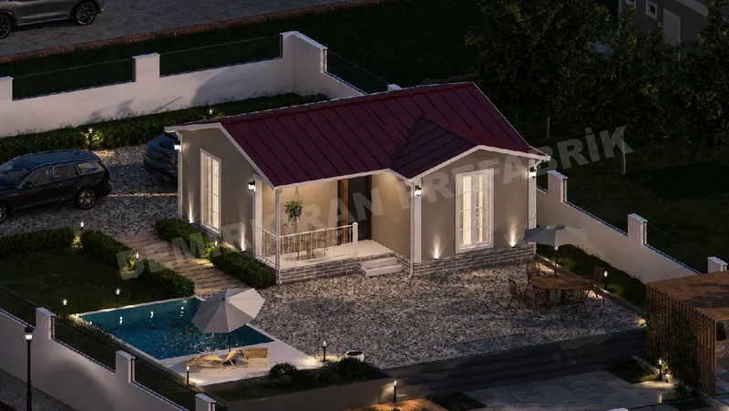 2+1 · 49 m² · Parterowy dom prefabrykowany zdjęcie 5
