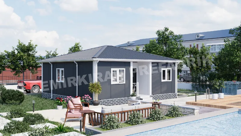 2+1 · 64 m² · Parterowy dom prefabrykowany zdjęcie 2
