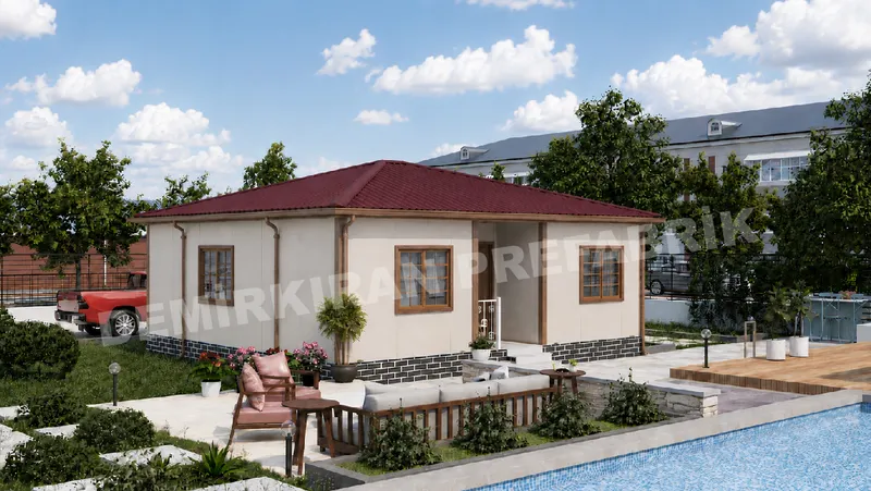 2+1 · 64 m² · Parterowy dom prefabrykowany zdjęcie 3