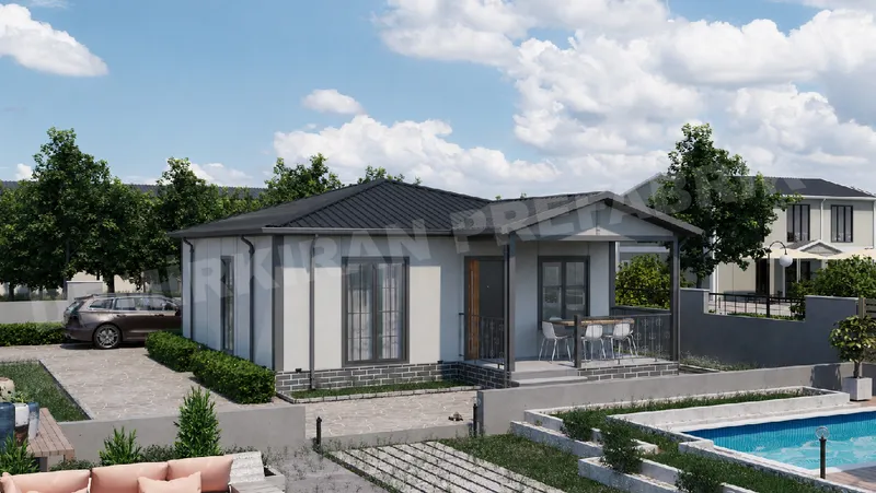 2+1 · 66 m² · Casă prefabricată parter imagine 2