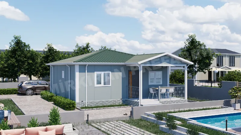 2+1 · 66 m² · Casă prefabricată parter imagine 4
