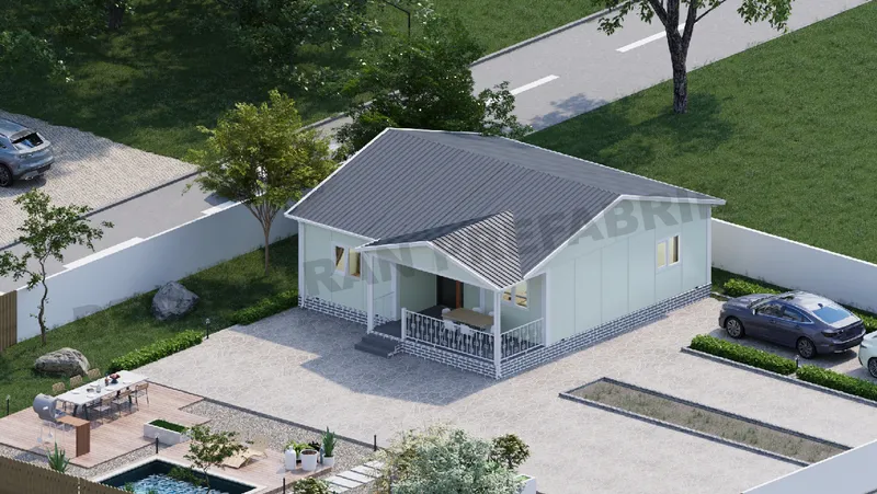 2+1 · 85 m² · Přízemní montovaný dům