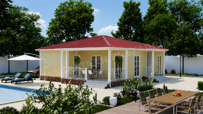 2+1 · 95 m² · Casa pré-fabricada térrea imagem 3