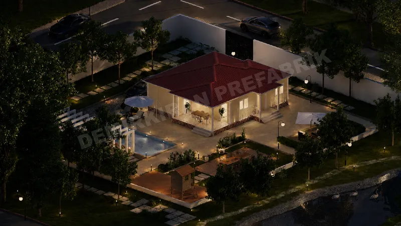2+1 · 95 m² · Casa pré-fabricada térrea imagem 6