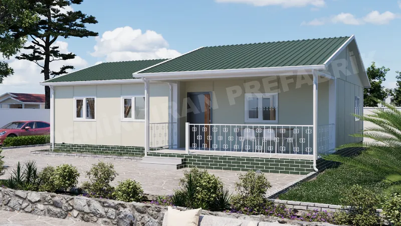 3+1 · 104 m² · Prizemna montažna kuća slika 3