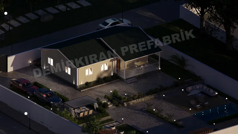 3+1 · 104 m² · Prizemna montažna kuća slika 5