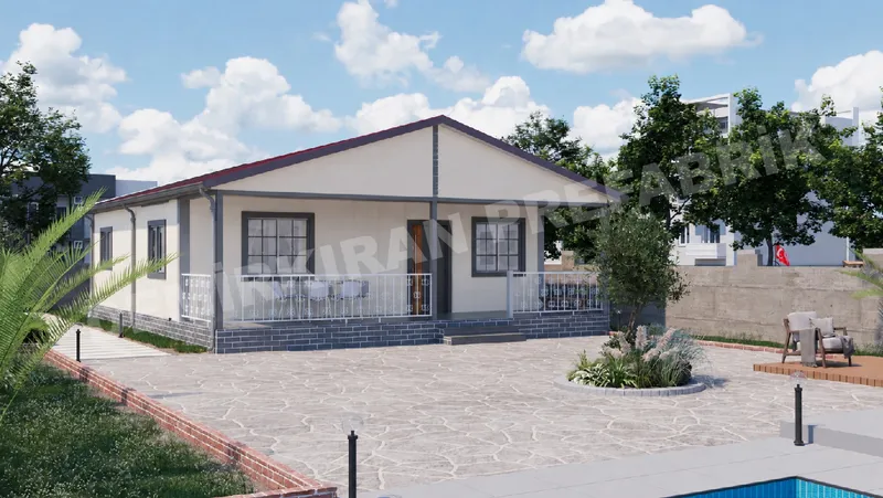 3+1 · 106 m² · Casă prefabricată parter