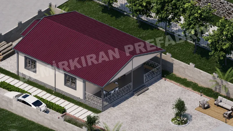 3+1 · 106 m² · Casă prefabricată parter imagine 5