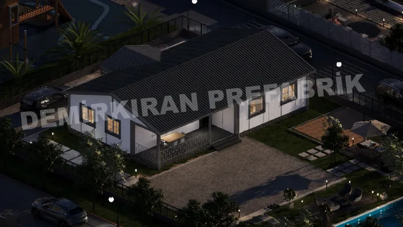 3+1 135 m² Tek Katlı Prefabrik Konut görsel 6