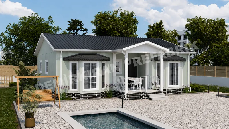 3+1 · 98 m² · Egyszintes előregyártott ház