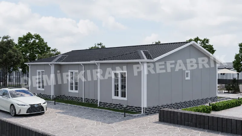 4+1 125 m² Tek Katlı Prefabrik Konut görsel 6